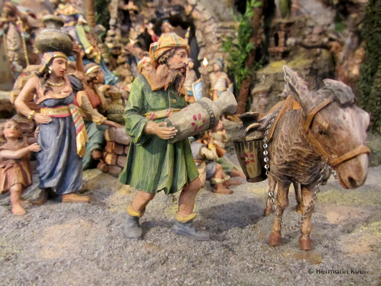 Gruppen Brunnengruppe Eseltreiber