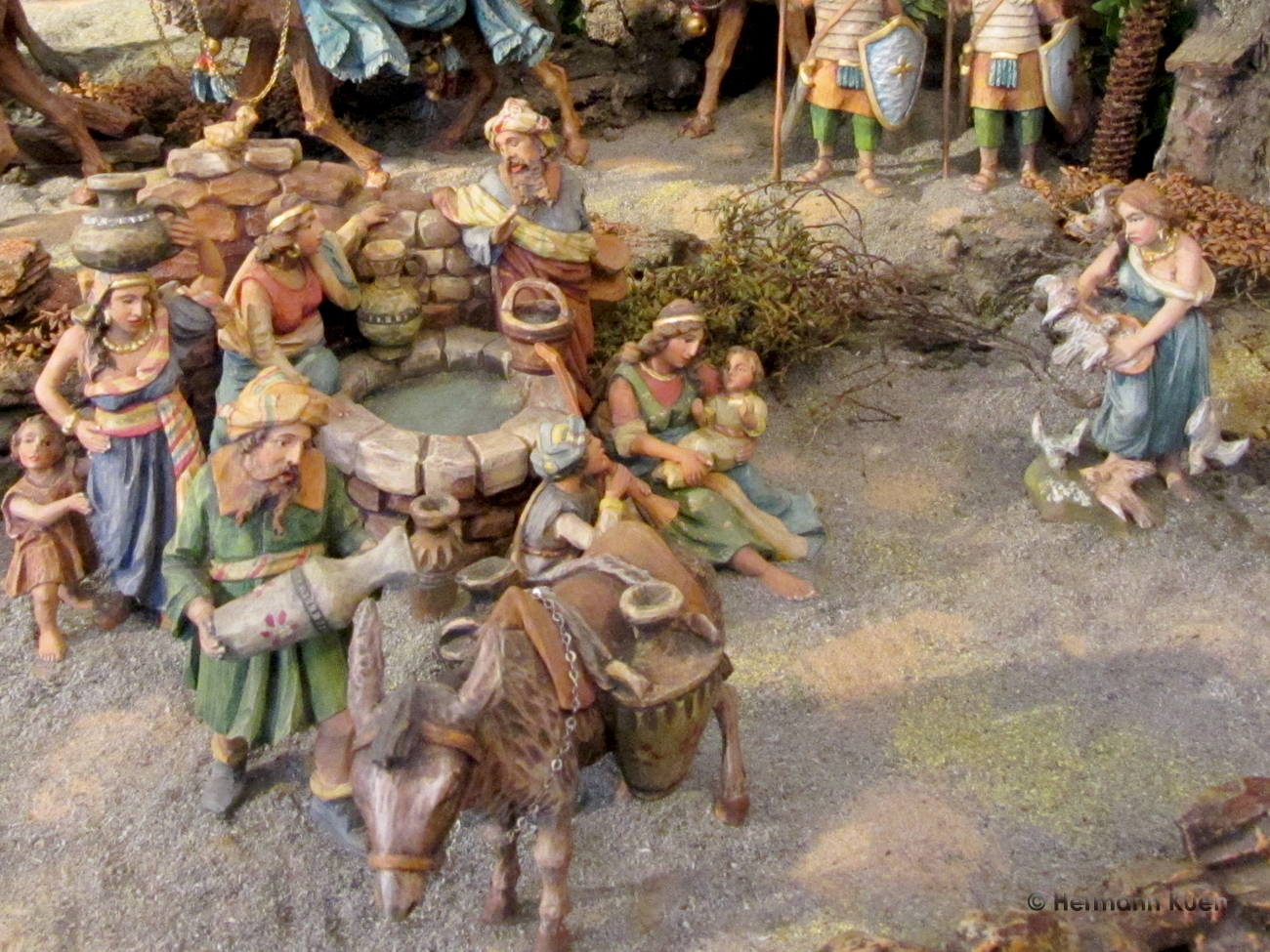 Gruppen Brunnengruppe Draufsicht