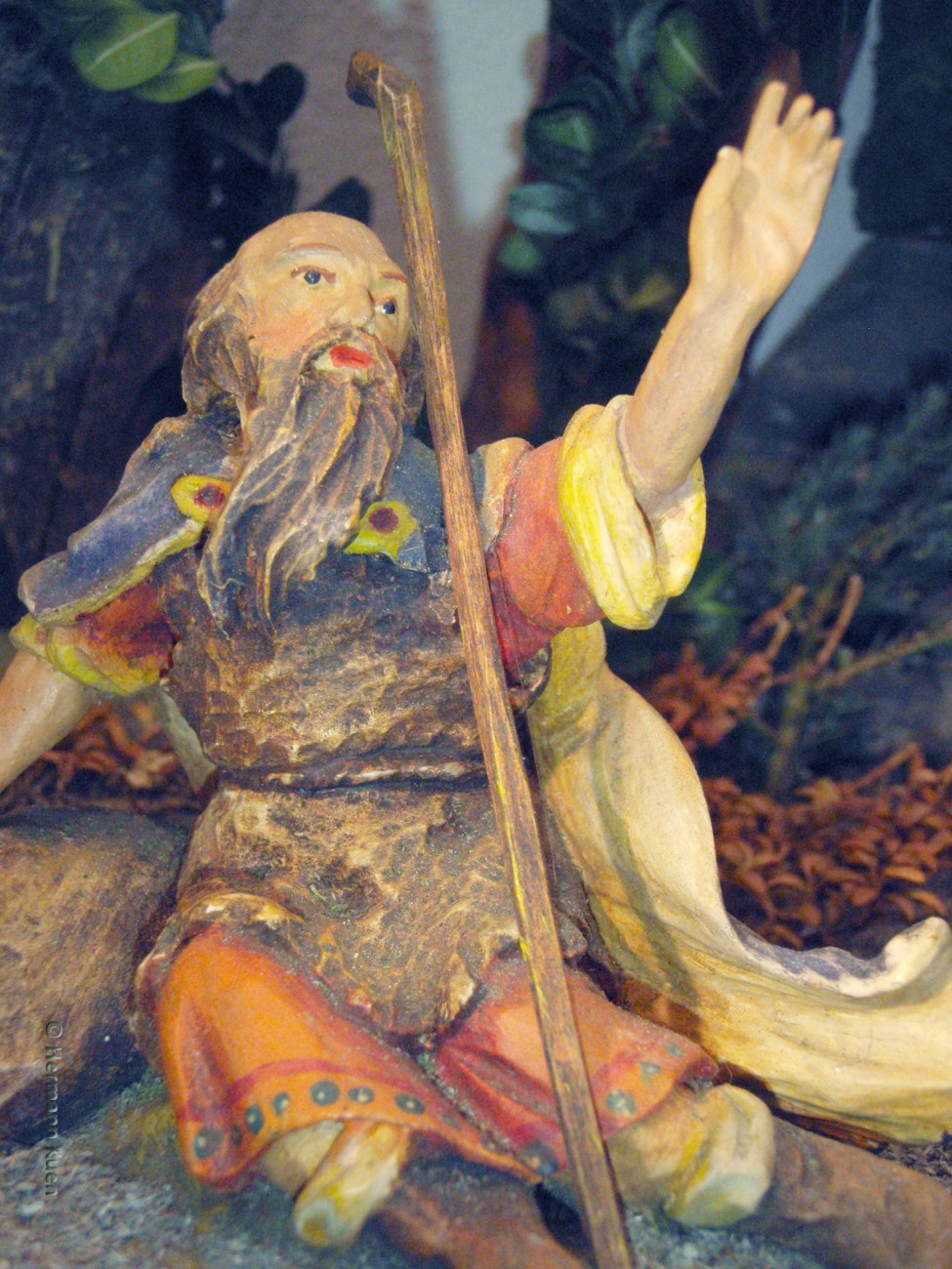 Gruppen Verkündigungsgruppe sitzender Hirte2 2